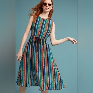 Eva Franco Black and Multicolor Dress